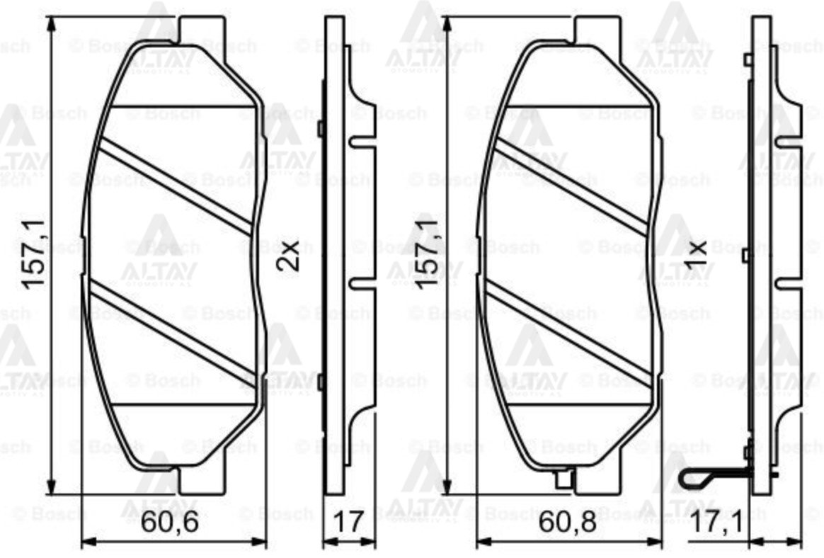 Fren Balata Santafe 06-10 / Sorento 11-12 Ön 581012Ba10