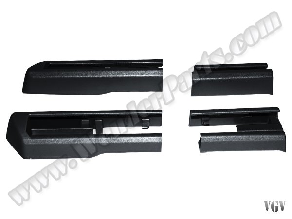 Koltuk Ray Kapağı F10-LCI F07-LCI F01-LCI Sol+Sağ; Siyah - 52107340335S4