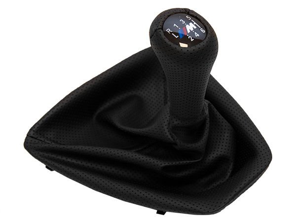 Topuzlu Vites Körüğü E90+LCI E92+LCI -6 İleri- Man.Şanz; (Siyah; Noktalı; Suni Deri) -///M-