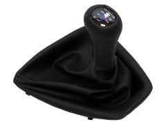 Topuzlu Vites Körüğü E90+LCI E92+LCI -6 İleri- Man.Şanz; (Siyah; Noktalı; Suni Deri) -///M-