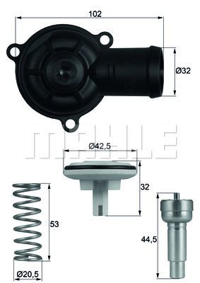 Vw Golfv Jetta Passat 1.6Fsı Blf-Blp-Bag 1 Adet 87C + Kapak 03C121110A 03C121110A 03C121110