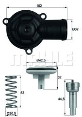 Vw Golfv Jetta Passat 1.6Fsı Blf-Blp-Bag 1 Adet 87C + Kapak 03C121110A 03C121110A 03C121110