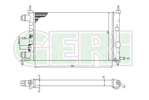 RADYATÖR RA0200770 ASTRA G (98 ) 1.4İ 16V 1.6İ 16V KLİMALI