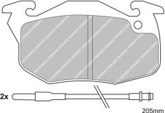 Renault 9-19 Cıtroen Saxo Ön Balata 20905 405035 425032 425033 425035 425036 425049 425050