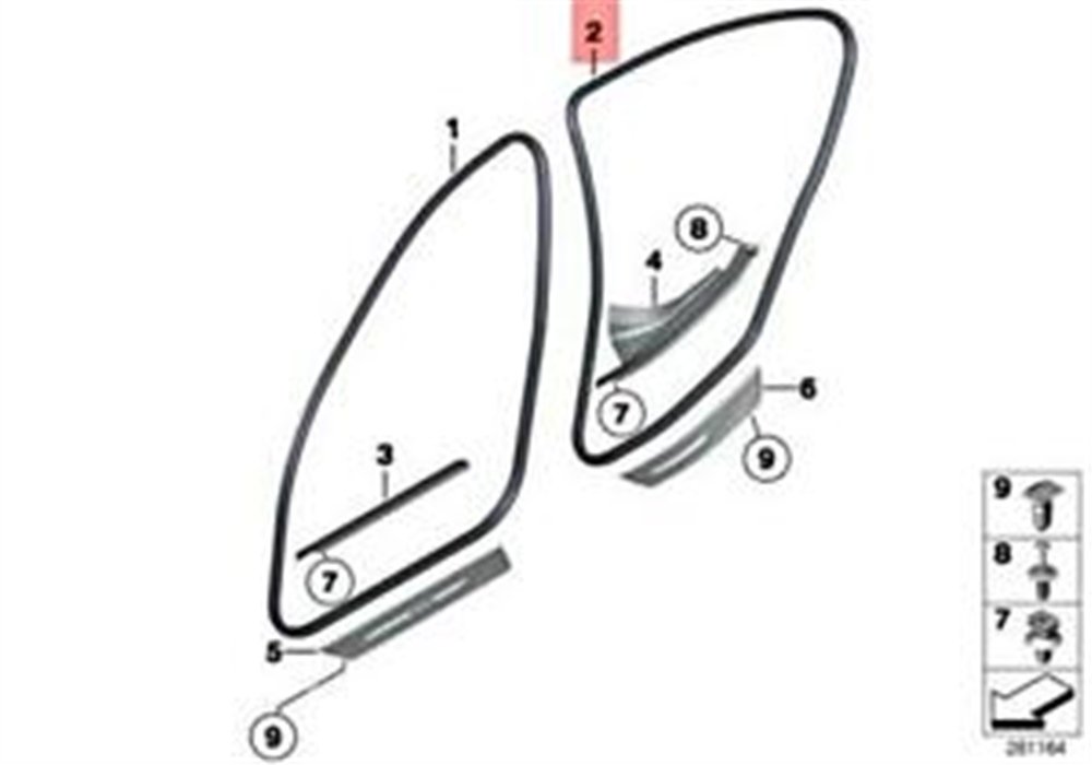 KAPI KASA FİTİLİ ARKA F10 L-R BMW 51727278504