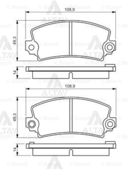 Fren Balata R12 73-02 Ön 7701200247