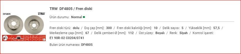 M.BENZ W204 FREN AYNASI ARKA TAKIM A2044230912